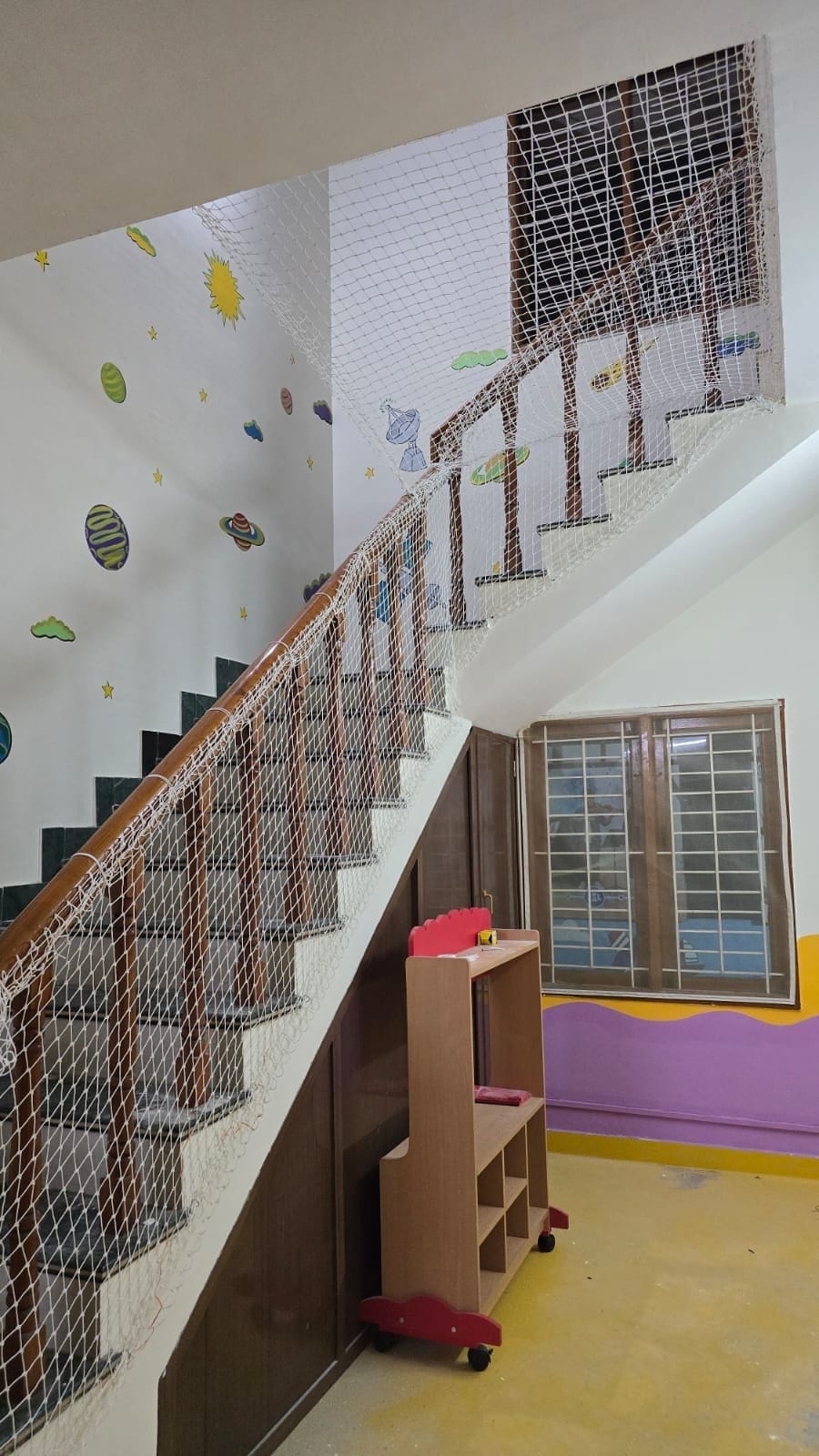 SVR Enterprises Duplex Staircase Void Safety Netting Saligramam, Chennai
